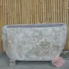 Product image 4 of the product “Riverstone basin, natural surface, polished inside. Dia approx 91-100. Height 61-70 ”